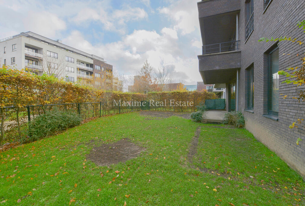 Rez-de-ch. avec jardin à louer à Evere