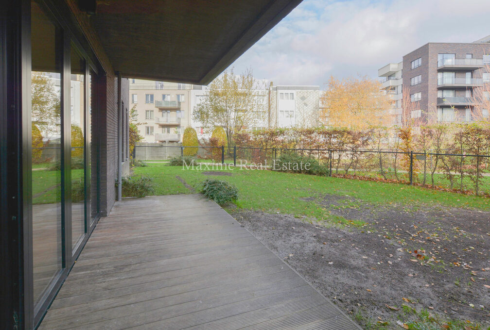 Rez-de-ch. avec jardin à louer à Evere